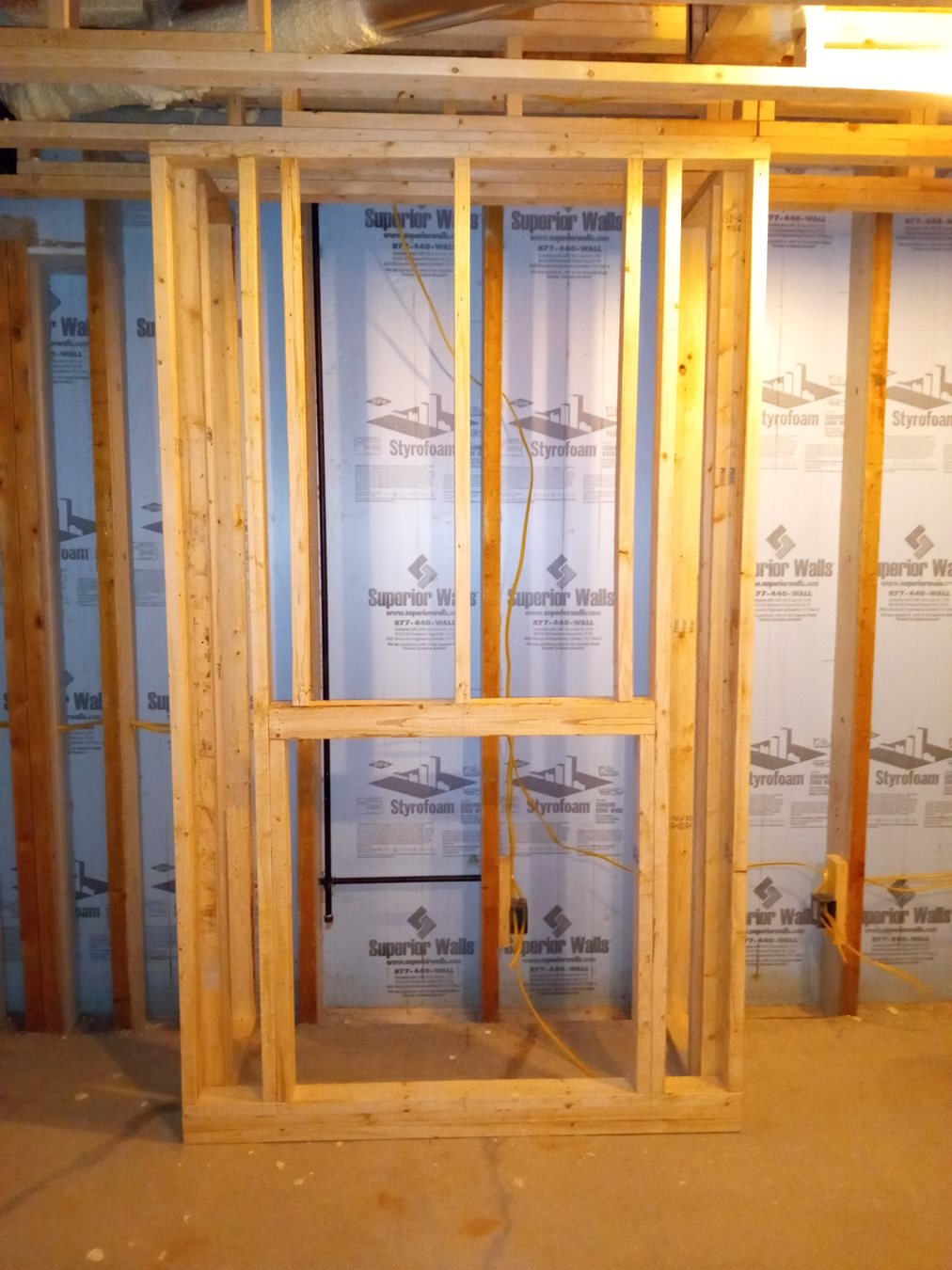 Careful carpentry framing detail