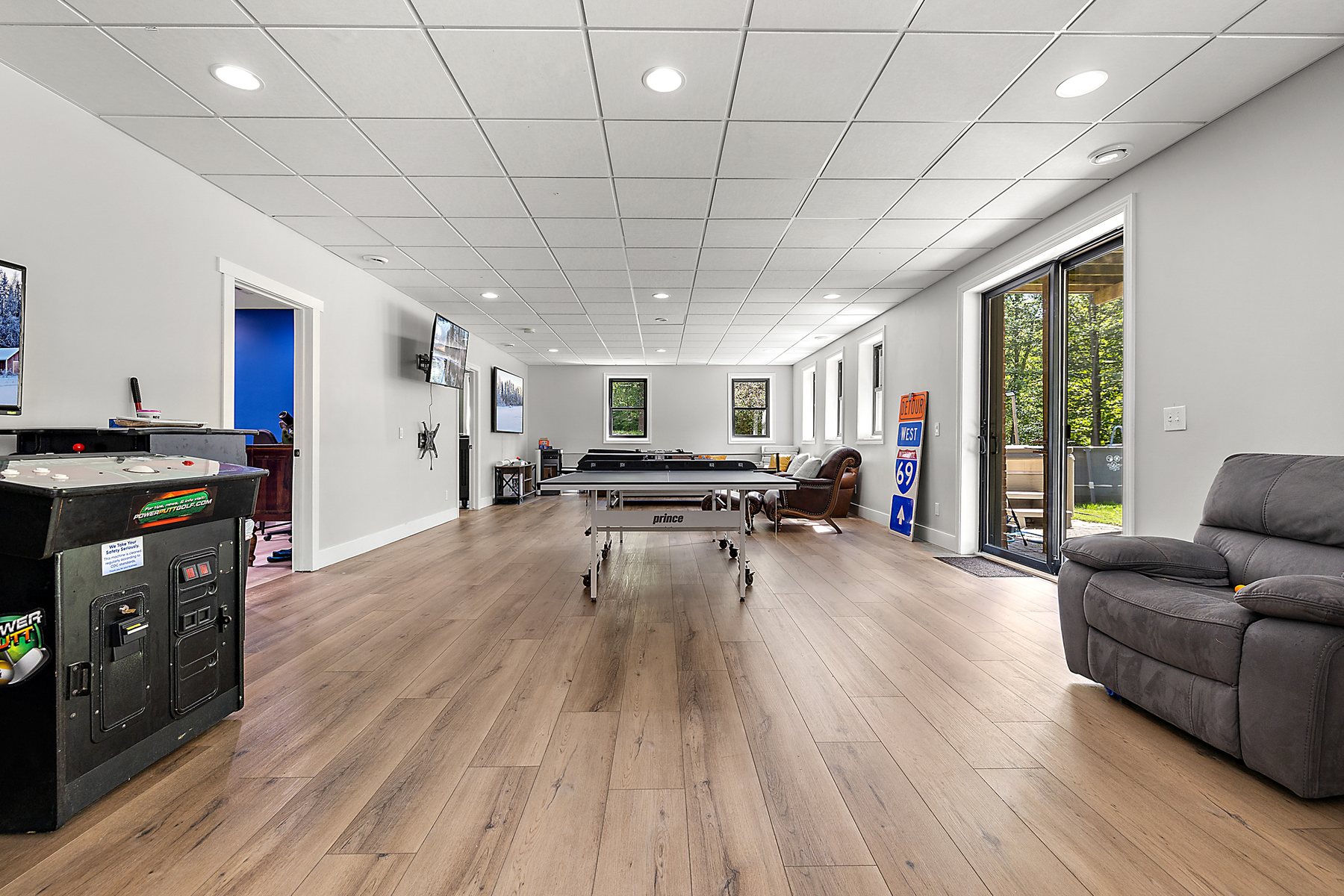 A bright finished interior after improvement work